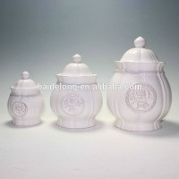 Ceramic Kitchen Sugar Coffee Tea Storage Jar