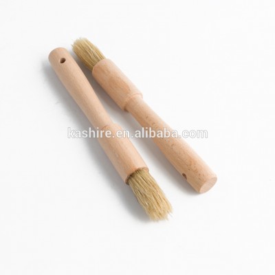 2019 Natural wood Kitchen Baking Oil Brushes With Zelkova Wooden Handle Bbq Brush