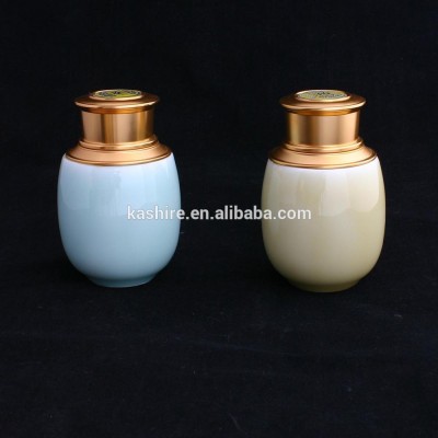 Aesthetic Celadon Ceramic Tea Canister